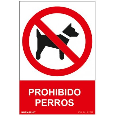 Señal Prohibido Perros