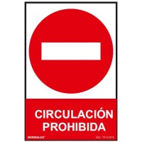 Señal Prohibido Circular